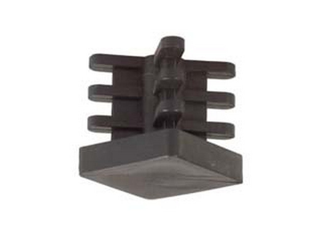 puntali alettati interni per tubo quadro - mm.40x40x23h. cod:ferx.fer108676