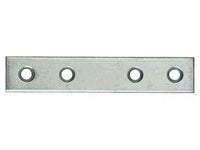 lastrina dritta 4 fori acciaio zincato - mm.200x15 cod:ferx.fer8112