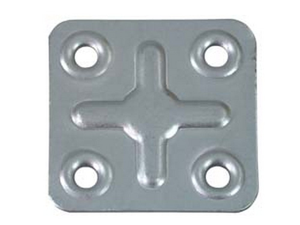 piastra di giunzione 4 fori - mm.40x40 cod:ferx.fer7962