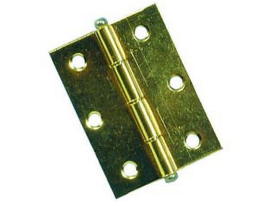 cerniere con perno sfilabile in acciaio ottonato - mm.50x50 cod:ferx.fer209038