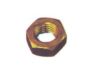 dado esagonale medio in ottone - mm.8 cod:ferx.fer19385