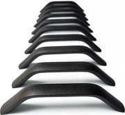 Maniglie per porte e finestre - maniglie per mensole - maniglie per armadi e cucina - distanza di apertura 192 mm - lunghezza complessiva 210 mm - impugnatura in legno colore nero