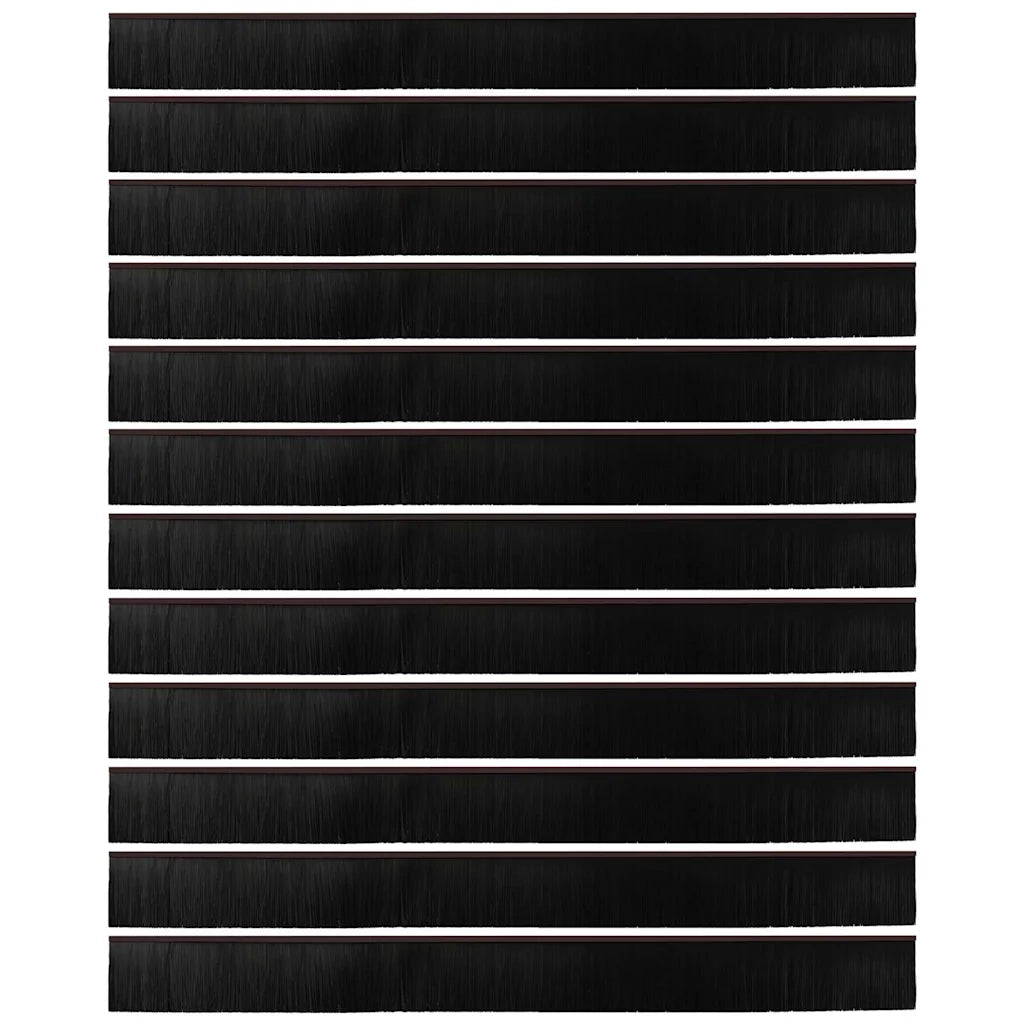 Spazzole per porte a vite 12 pz Marrone 100 cm CFW8374488