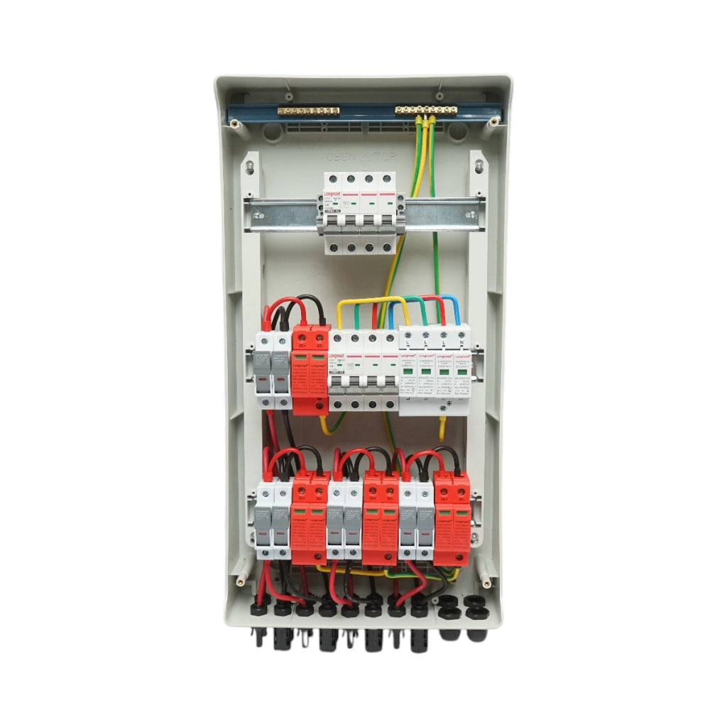 Quadro con fusibile di protezione da 380 V per impianti fotovoltaici DC/AC da 10-20 KW con 4 stringhe