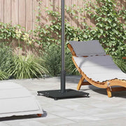 vidaXL Base per Ombrello da Esterno Nero 45 x 45 x 31 cm Acciaio