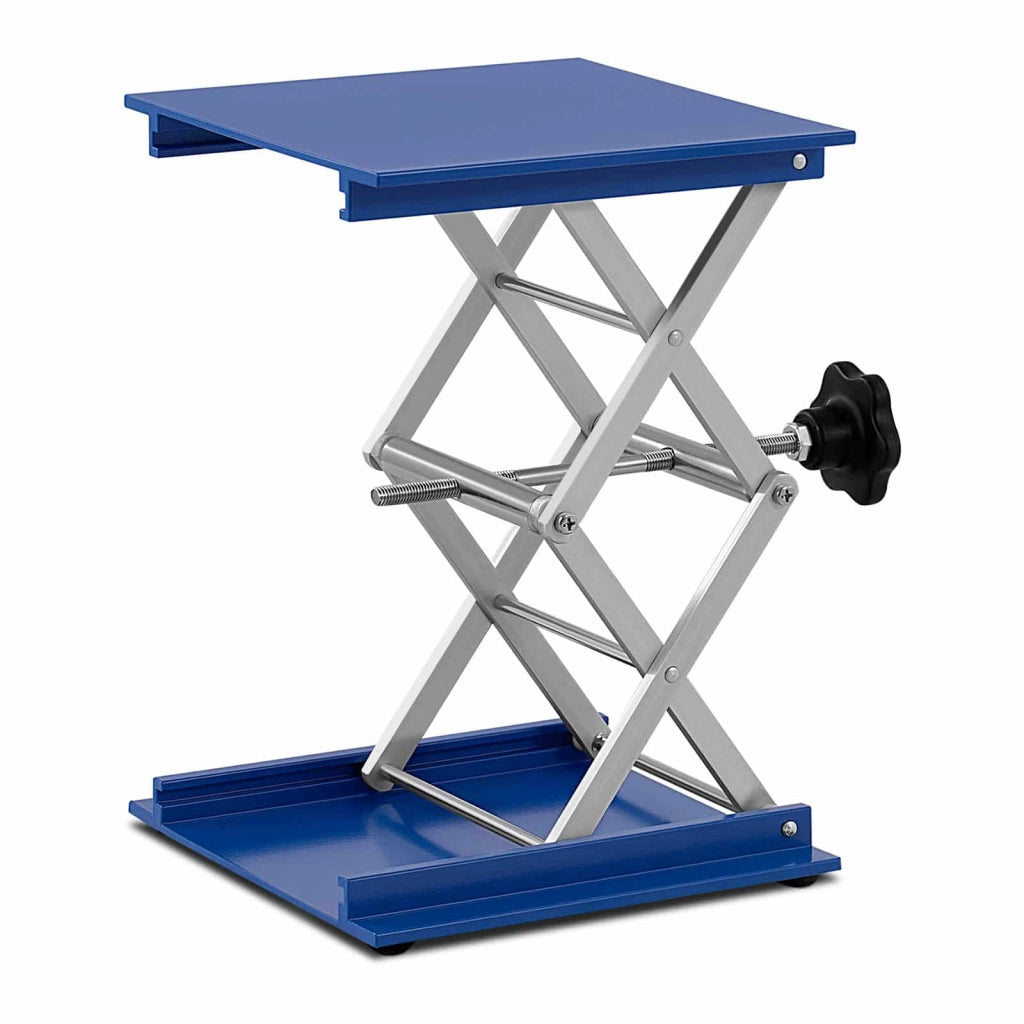 Tavolo elevatore da laboratorio piattaforma tavolo elevatore supporto mini-tavolo 200 x 200 mm 15 kg (area: 200 x 200 mm, altezza: 60-300 mm, capacità di carico: 15 kg) 14_0005774
