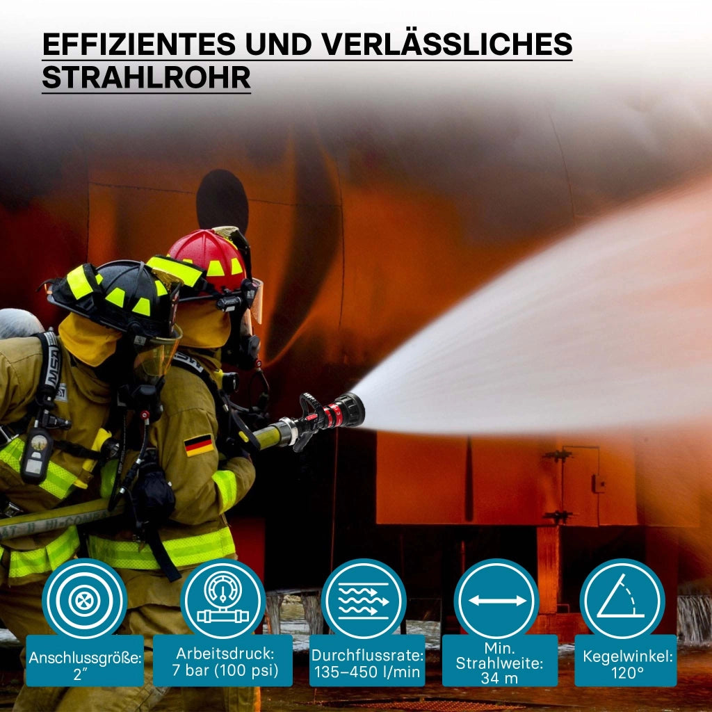 Lancia antincendio per vigili del fuoco tubo di tipo C 150/200/350/450 l/min