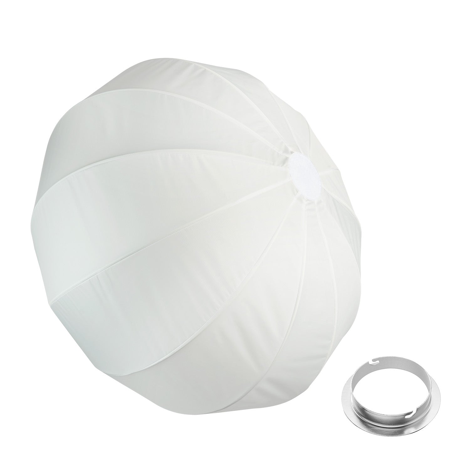 Essential Balloon Softbox 80cm + adattatore softbox per Elinchrom (diametro esterno: 15,2 cm), diffusore di luce a 360° ad apertura rapida, adattatore Bowens incluso