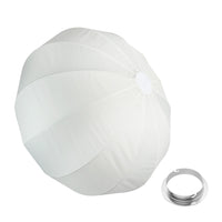 Essential Balloon Softbox 80cm + adattatore softbox per Elinchrom (diametro esterno: 15,2 cm), diffusore di luce a 360° ad apertura rapida, adattatore Bowens incluso