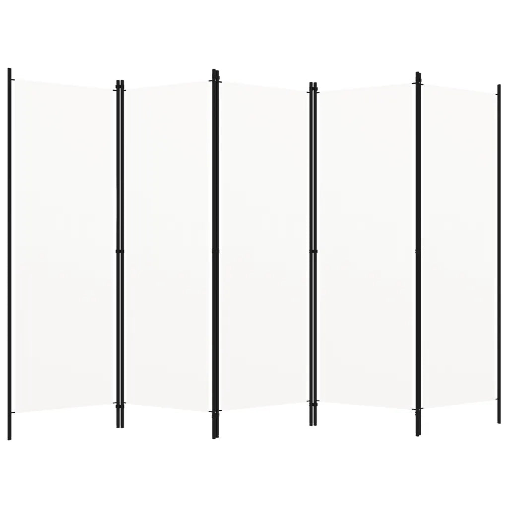 Paravento a 5 Pannelli Bianco 250x180 cmcod mxl 120916