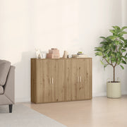 Sideboards 2 pcs Rovere artigianale 60x31x84 cm Legno ingegnerizzato