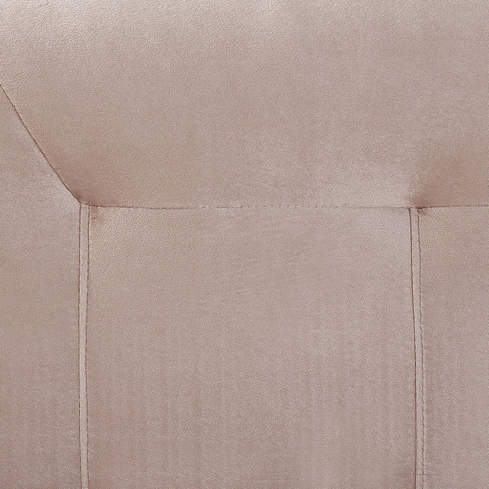 Letto Beige Velluto Tappezzeria 160 x 200 cm Continentale Con Materasso Testiera Box Molle
