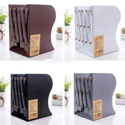 Sostegni Libri Flessibili - Supporto Libri Adattabile - Libreria da Ufficio - Organizzatore da Ufficio - Materiale Duraturo - Estensione Raggiungibile 10-50 cm
