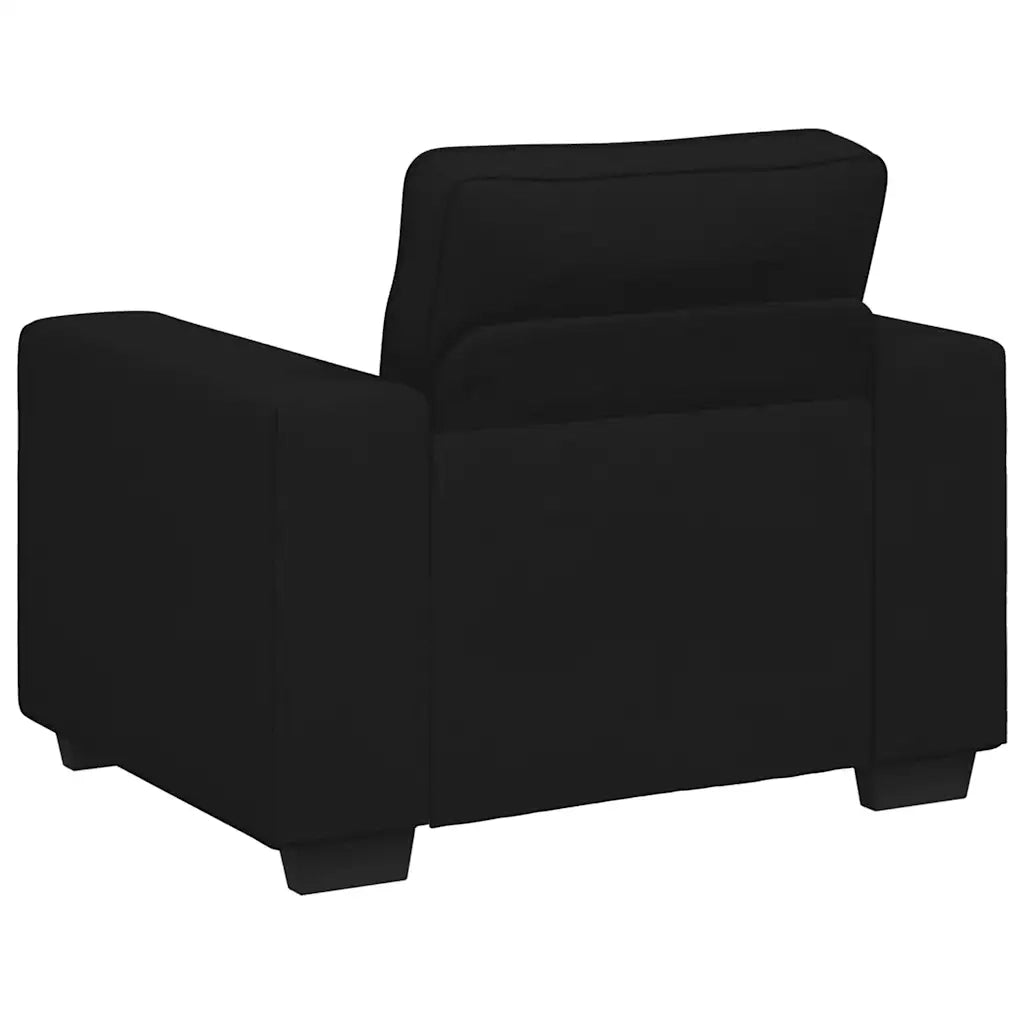 Divano Sedia-Poltrona Nera 100x77x82 cm in Tessuto