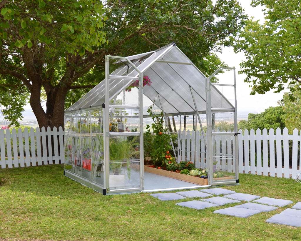 Serra Da Giardino in Policarbonato Balance Ibrida  247X244x229 cm Argento