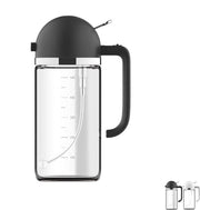 Oliedispenser 2-in-1, 500 ml, con beccuccio per versare, pennello per spennellare, per cucina, salate, griglia