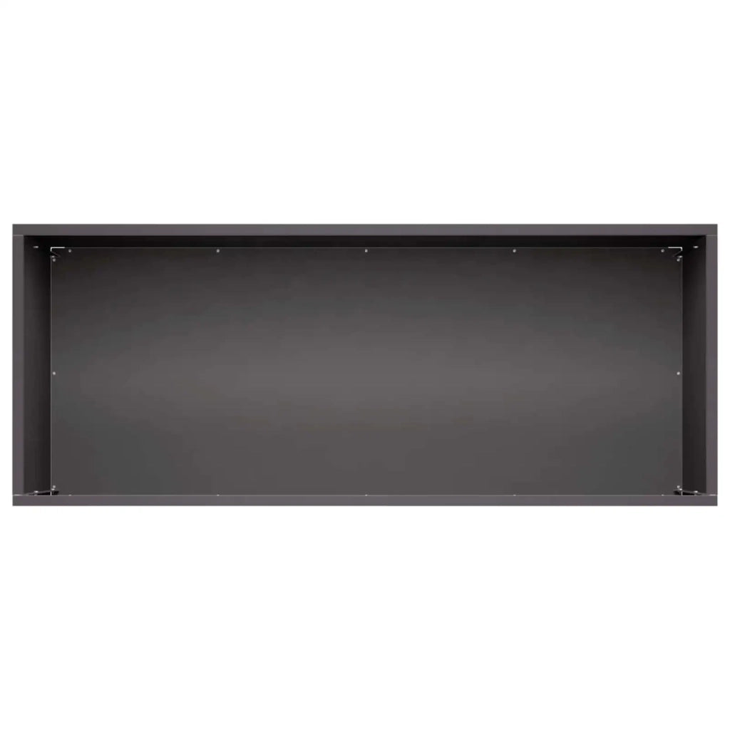 Vaso da giardino 2 pz Nero 80 x 40 x 40 cm 8005233
