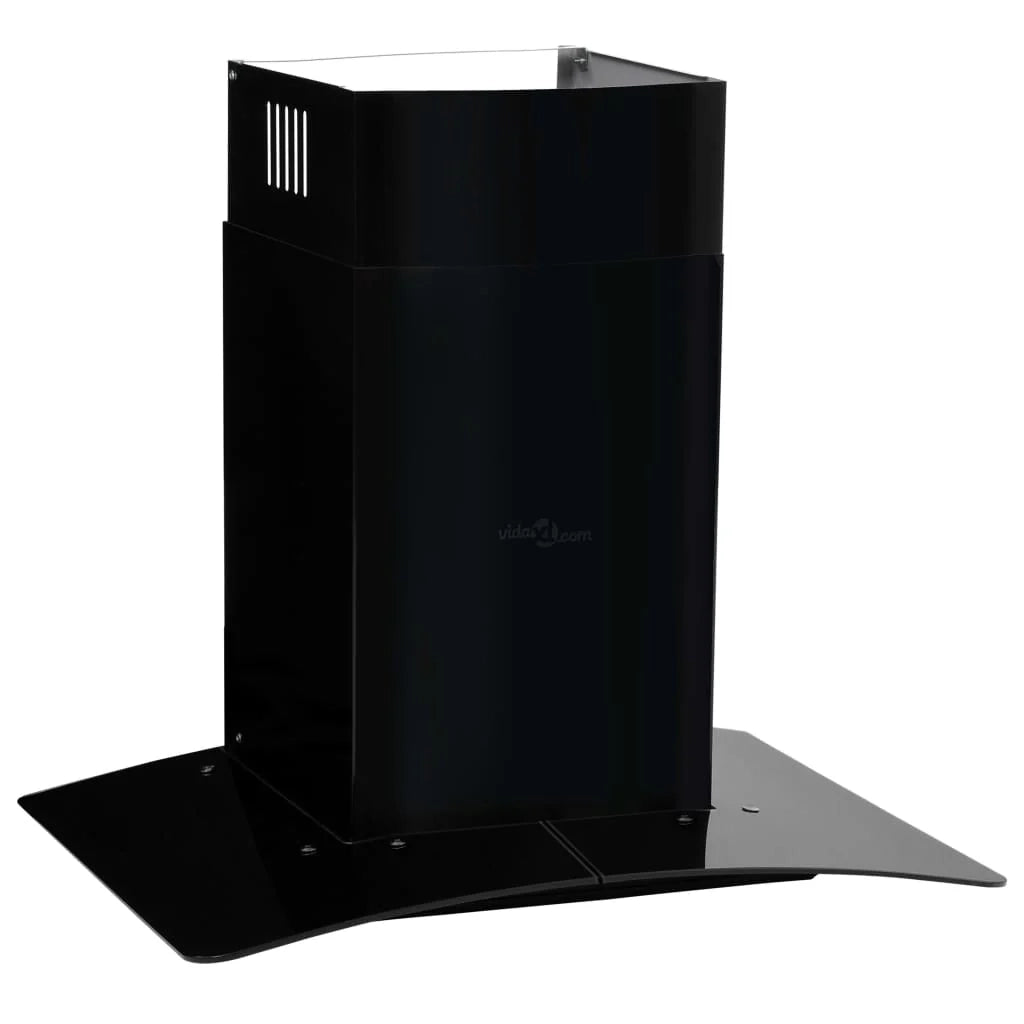 Cappa aspirante a parete in acciaio inox 756 m³/h 60 cm nero 02_0005876