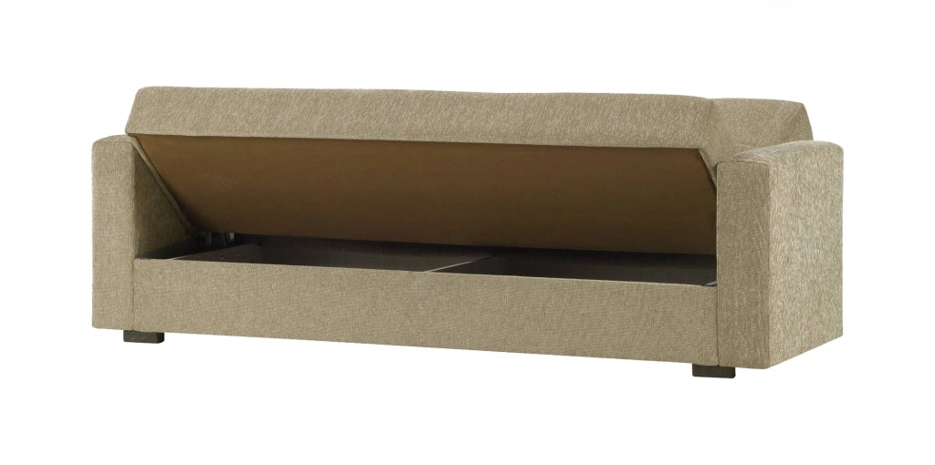 Divano letto 3 posti Ambrogino 80x87h cm, braccioli