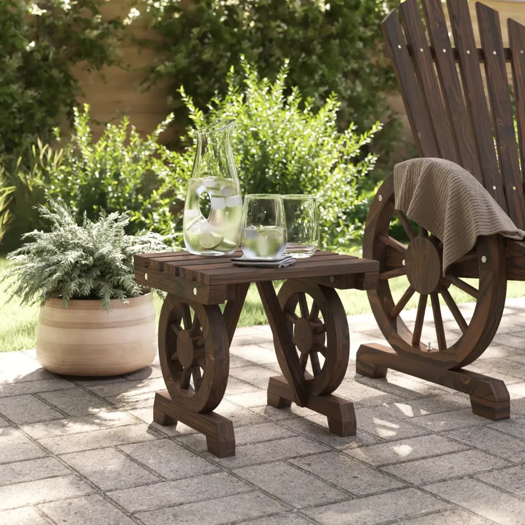 Poggiapiedi da Giardino 40x36,5x38,5 cm Lgno Massello di Abetecod mxl 91292