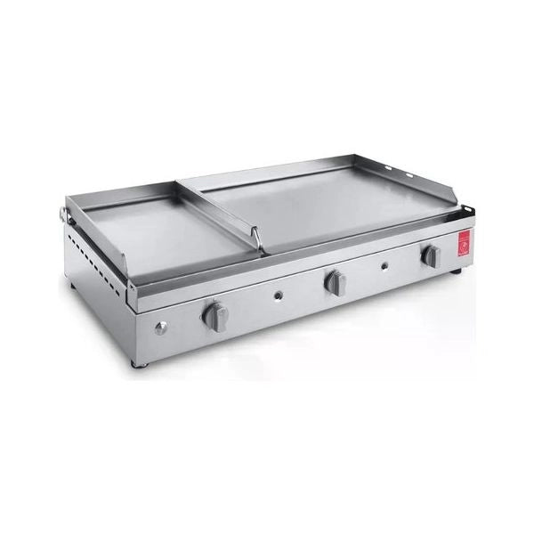 Piastra cottura pla.net 0201143 chef plancia 80 mix inox satinato