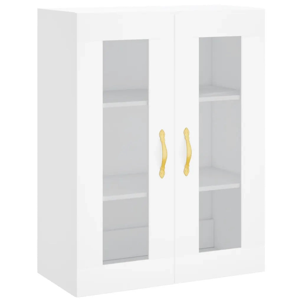 Credenza Bianca 69,5x34x180 cm in Legno Multistrato 3198321