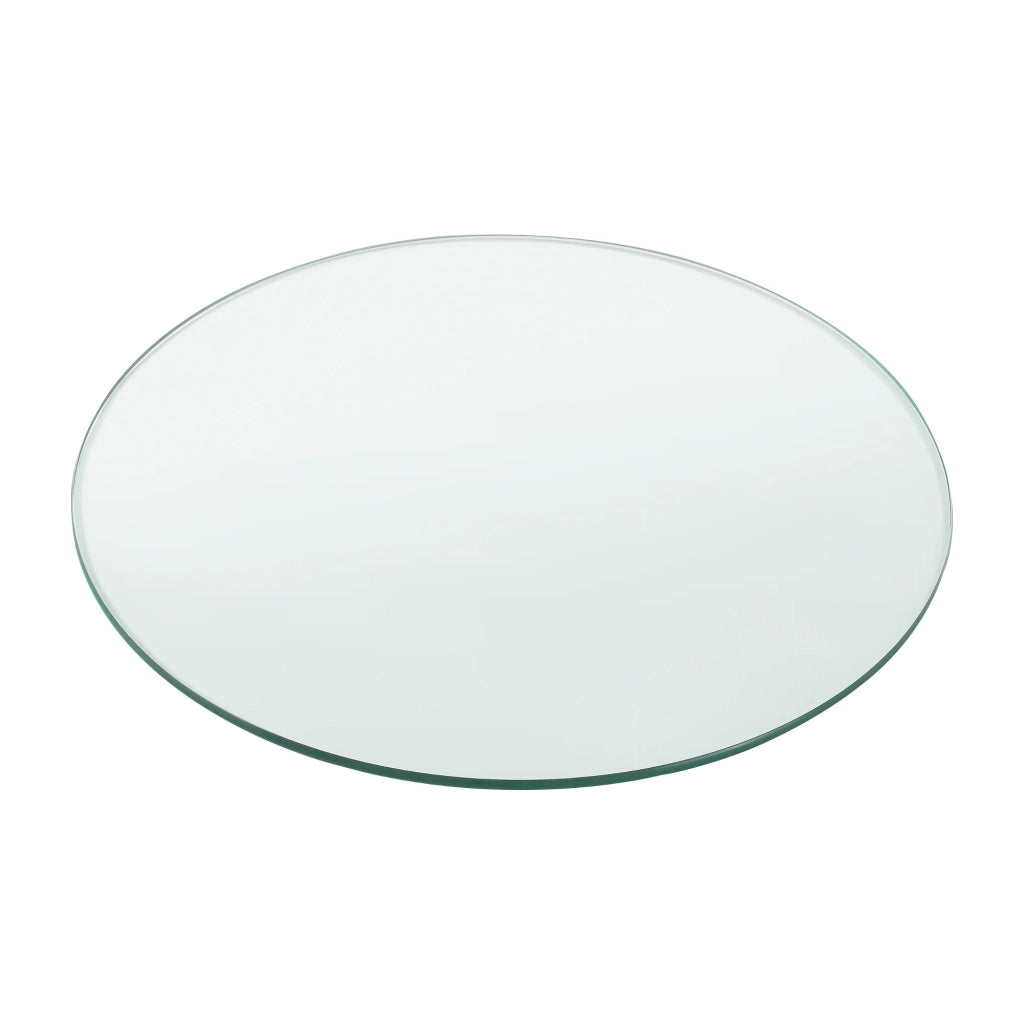 Piano del tavolo in vetro ESG diametro 60 cm trasparente 03_0008116