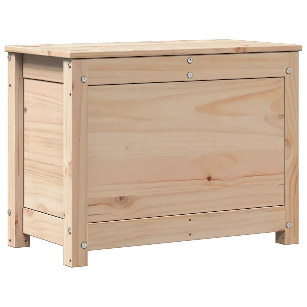 Contenitore Portaoggetti 60x32x45,5 cm Legno Massello Pino cod mxl 78189