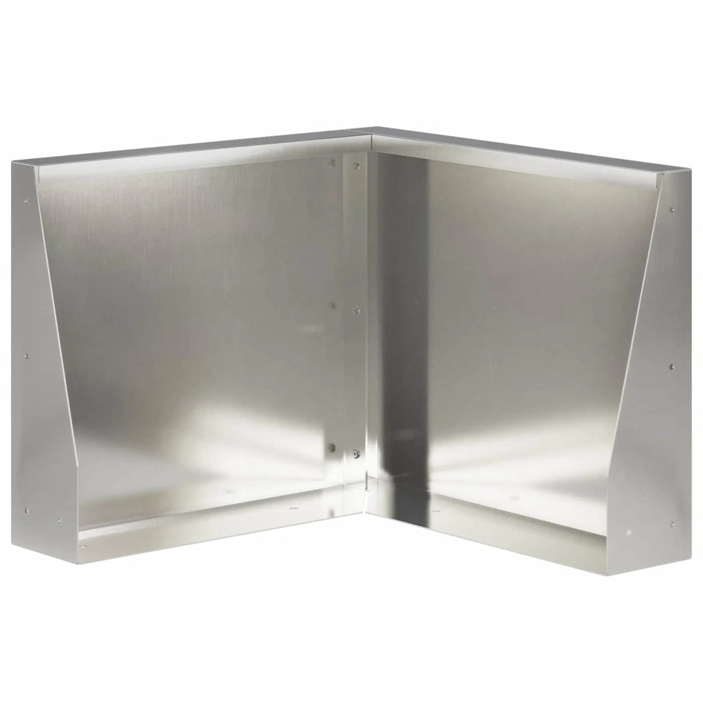 Muro di contenimento 50 x 50 x 30 cm Acciaio Inox Argento 8015207