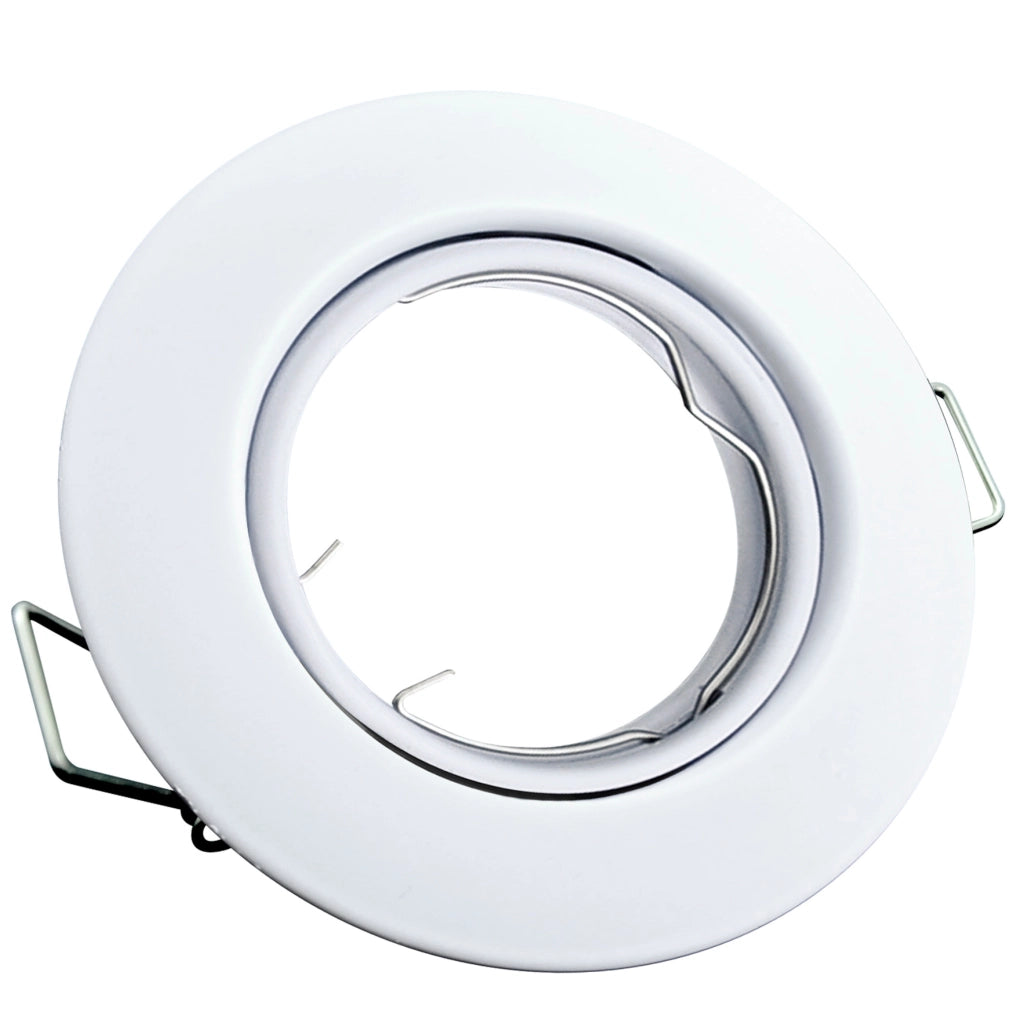 Faretto incasso orientabile tondo bianco MR16 Polux