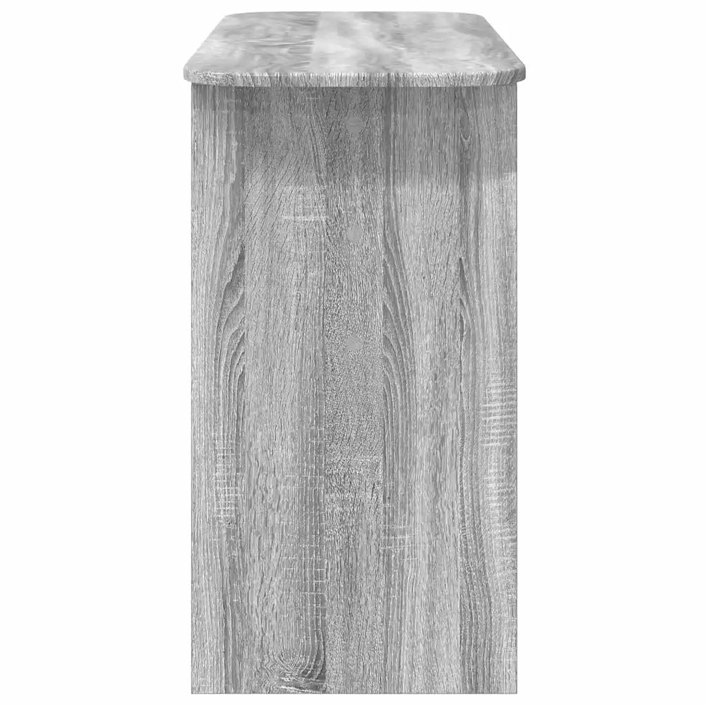 Tavolo consolle Grigio Sonoma 93 x 40 x 75 cm Legno multistrato 891156
