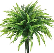 Bundoli di Piante Artificiali per Decorazione Interna e Esterna - UV-resistenti - Cespugli Verdi - Pianta Opknoping - Decorazione Casa e Giardino - Piante Finte - 12 Pezzi