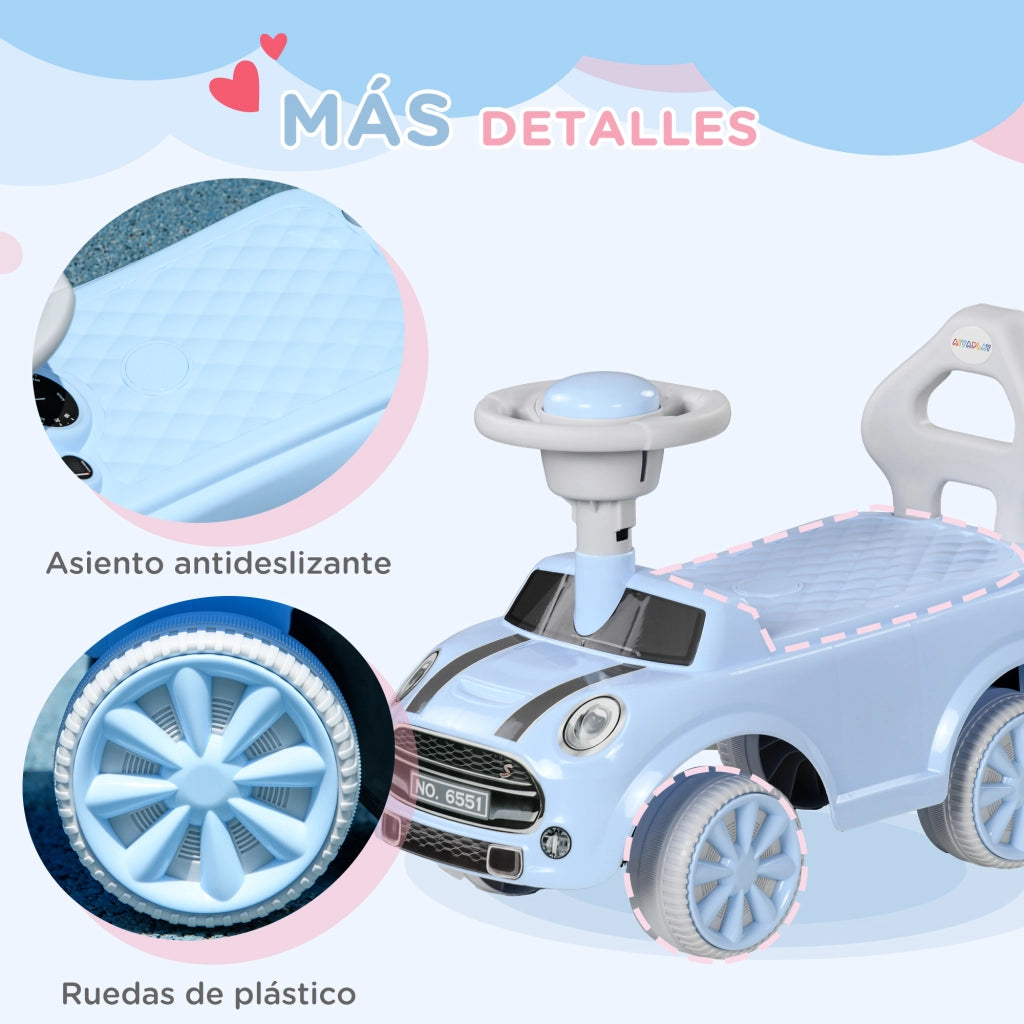 Giocattolo Correpasillos con Volante ¨C zephmum ¨C 53x25x35 cm Azzurro
