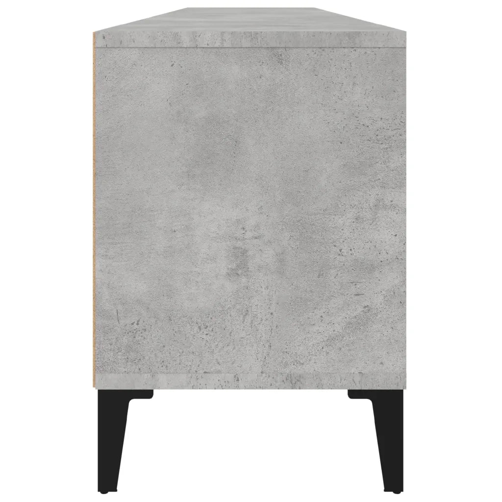 Mobile TV Grigio Cemento 150x30x44,5 cm Legno Multistrato 831921