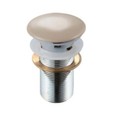 Piletta click clack con tappo sabbia in ceramica senza troppopieno
