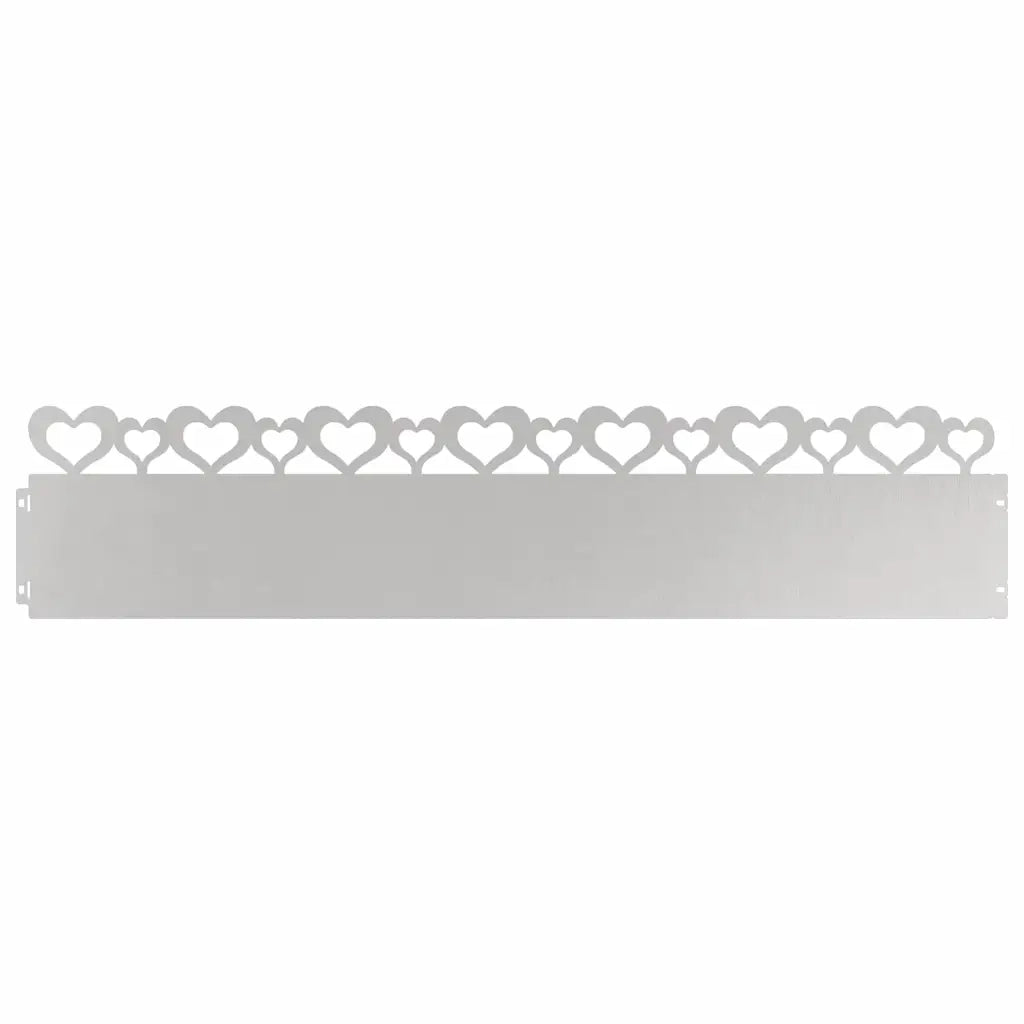 Bordure per prato 30 pz Argento 103 x 0,05 x 22 cm CFW3469311