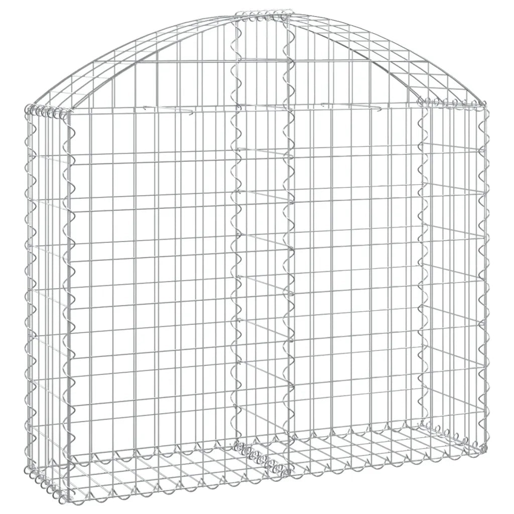 Cesto Gabbione ad Arco 100x30x80/100 cm Ferro Zincatocod mxl 97200