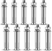 Anker a M8 x 60 mm - 10 Stuks - Anker zavorra per parete - Acciaio inossidabile - Adatto per piastrelle di gesso e mobili - Expansione a espansione