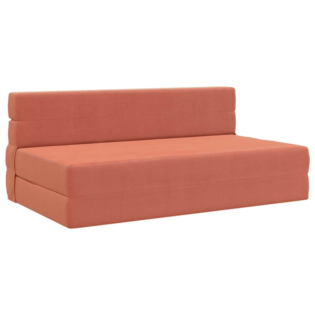 Divano letto | Sof¨¤ letto | Letto singolo Pieghevole Rosso Arancio 152 x 86,5 x 60 cm