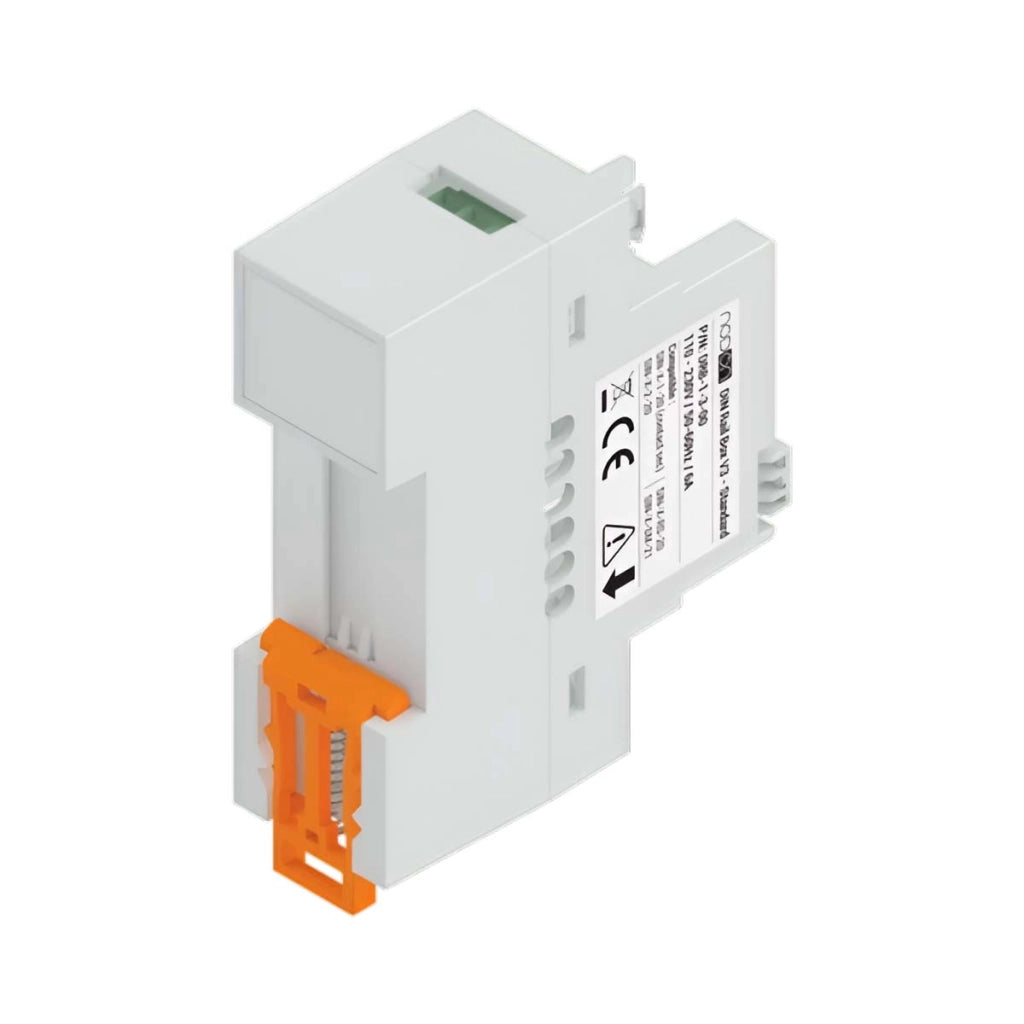 Custodia Rail DIN V3 versione standard per moduli elettrici 6A IP20 Bianco NODON