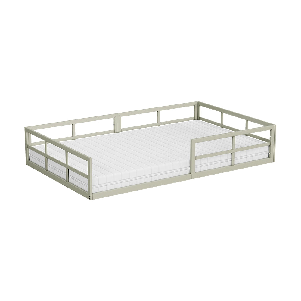 Vitalispa Letto per bambini Grigio 120x200 con materasso