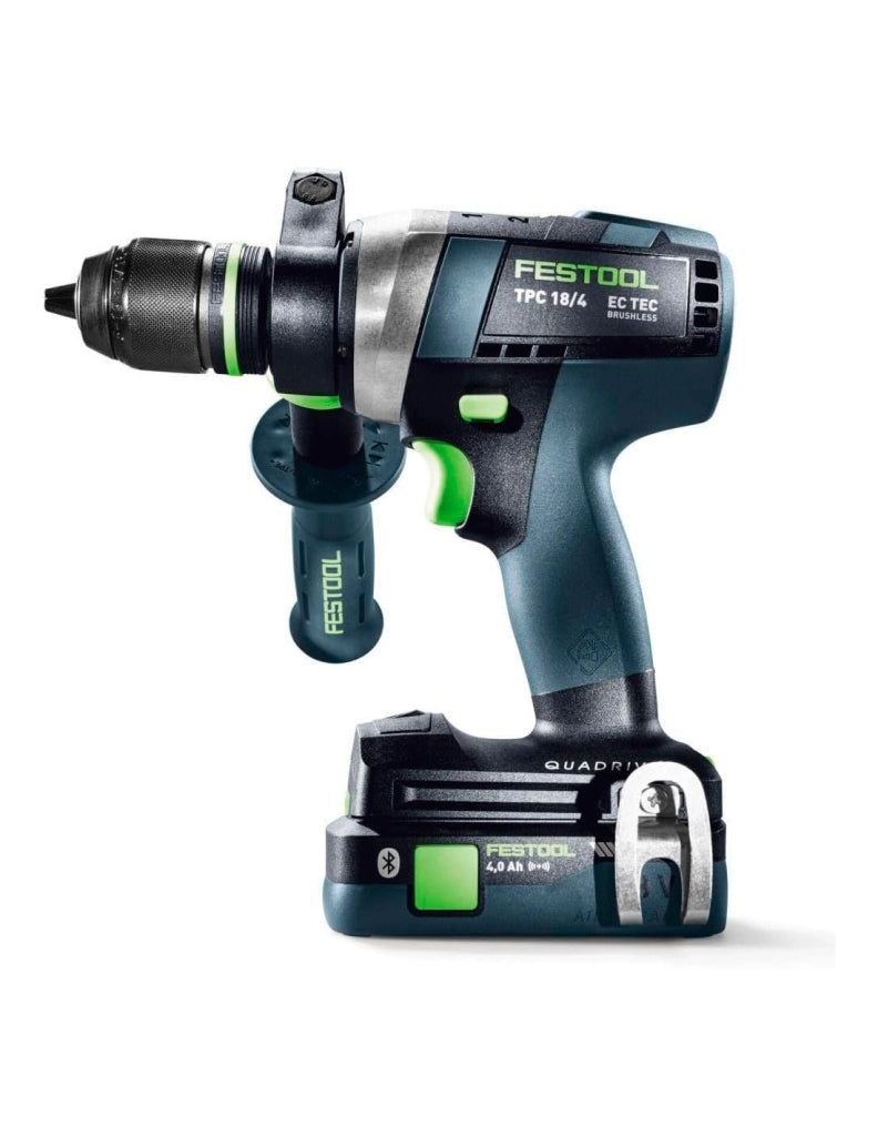 Trapano a Percussione FESTOOL QUADRIVE TPC 18/4 I-Basic (1 x 5,0 Ah + Systainer SYS3 M 187)