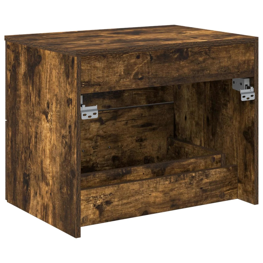 Mobile da Bagno da Muro Rovere Fumo 62,5 x 44,5 x 50 cm 890330