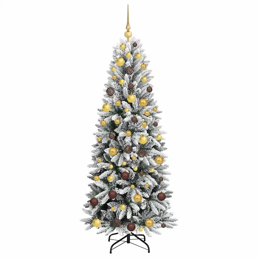Albero di Natale artificiale con 300 LED Bianco 180 cm