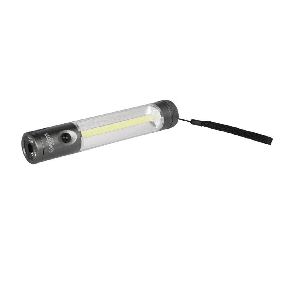 Trade Shop - Mini Torcia Led Cob Da Lavoro Doppia Emissione Luce Tascabile Escursioni Dt-2033 -