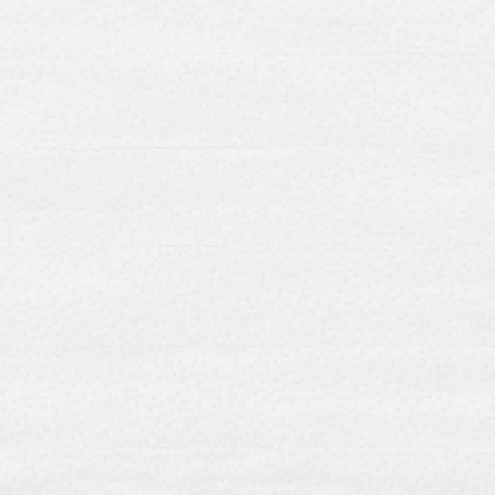 Coprimaterasso in schiuma bianca 90 x 200 cm comfort morbidezza