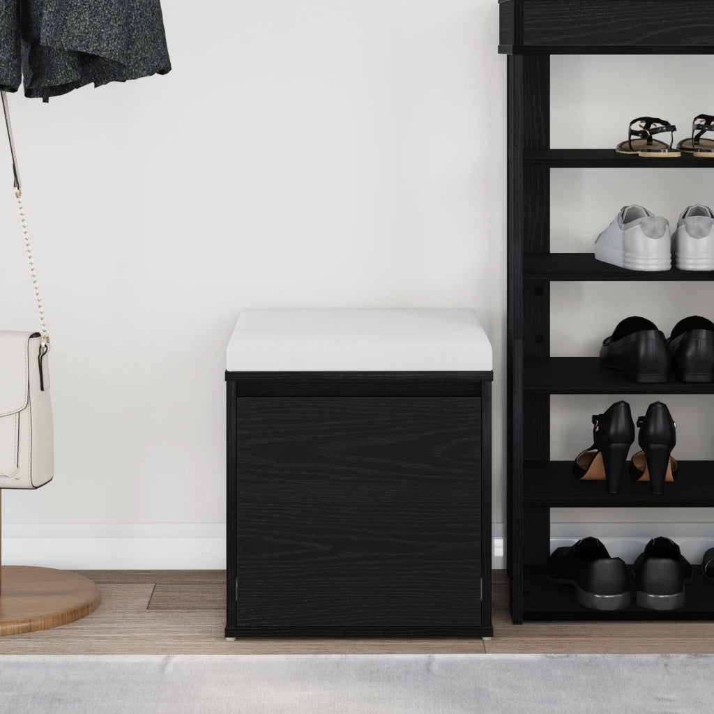 Cassetto Nero Rovere 40,5x40x40 cm Legno ingegnerizzato