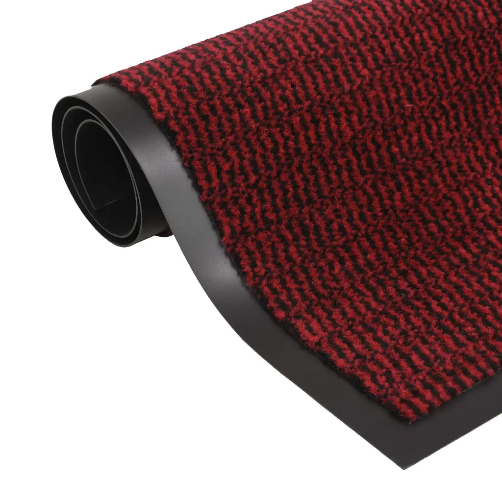 Zerbino | Tappeti Antipolvere 2 pz Rettangolari Trapuntati 120x180cm Rossi
