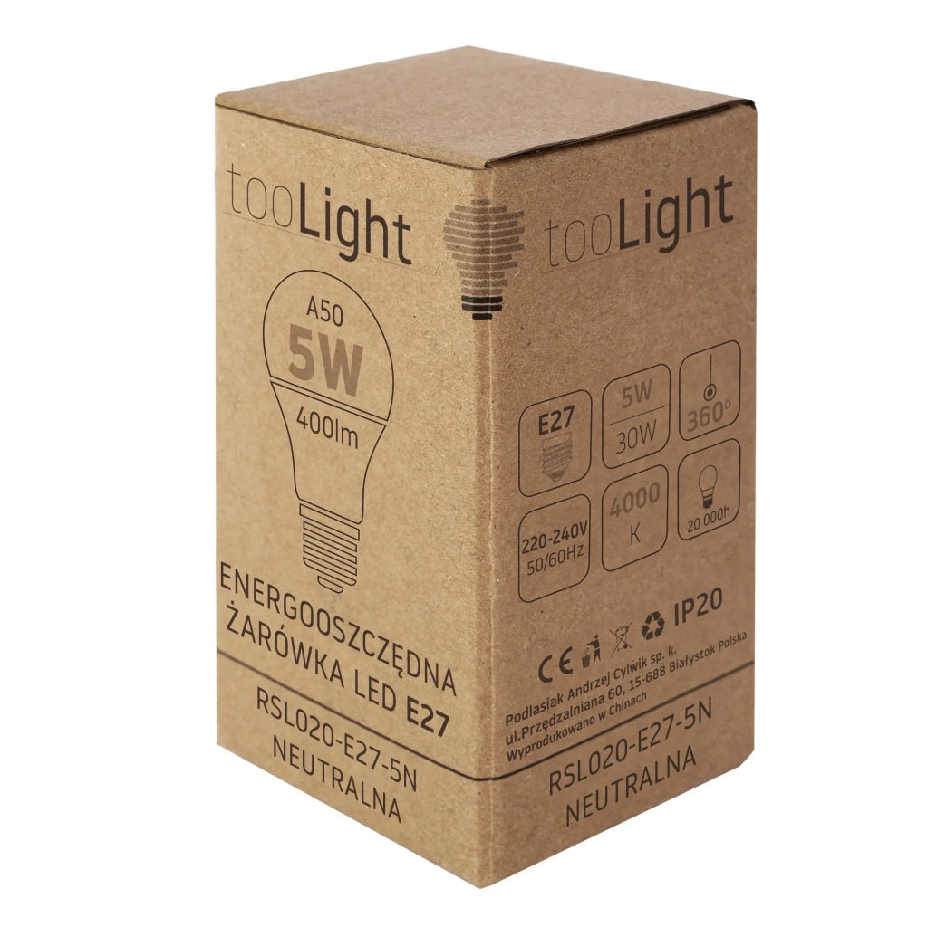 Bulbo Led Rsl020 E27 5w Neutral