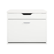 Scarpiera Salvaspazio Slim, Portascarpe Salvaspazio Regolabili,Scarpiere,Scarpiera Pieghevole L60*P30*A50 Cm, Bianco FSR95-W SoBuy